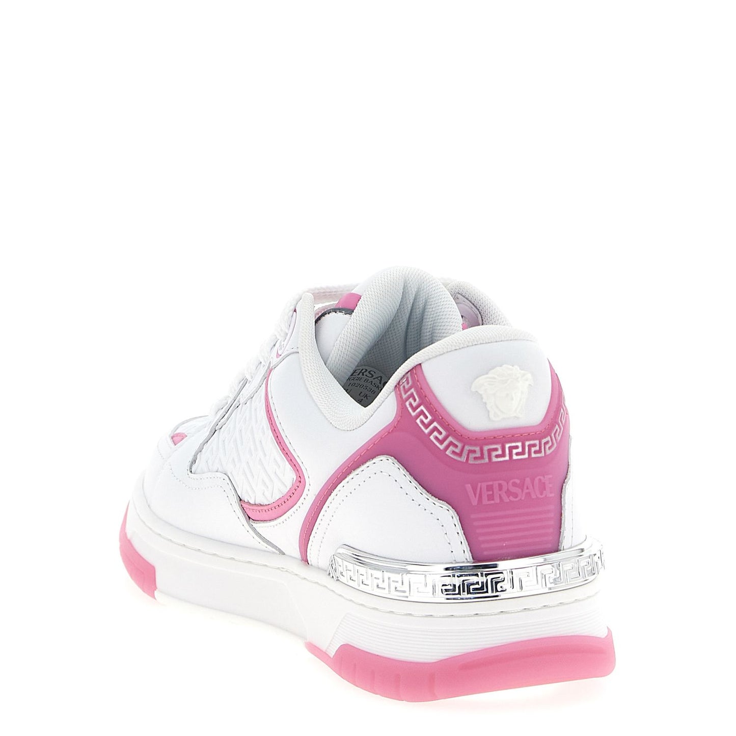 Versace Multicolor Calfskin Athletic Sneakers