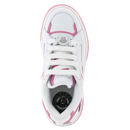Versace Multicolor Calfskin Athletic Sneakers