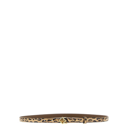 Fendi Multicolor Velvet Leather Regular Belt