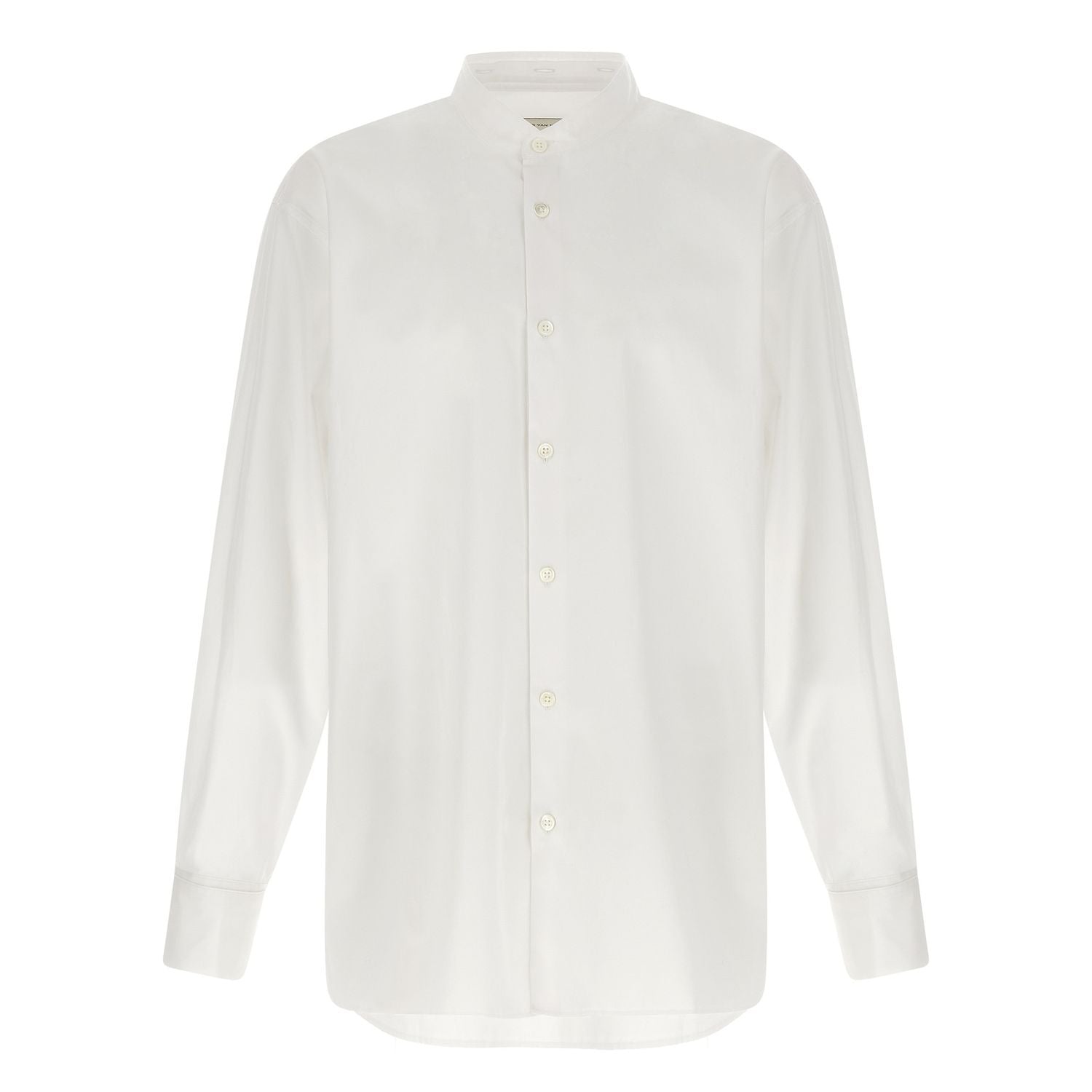 Dries Van Noten White Cotton Blouse
