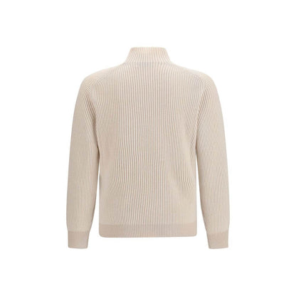Brunello Cucinelli Beige Cashmere Turtleneck