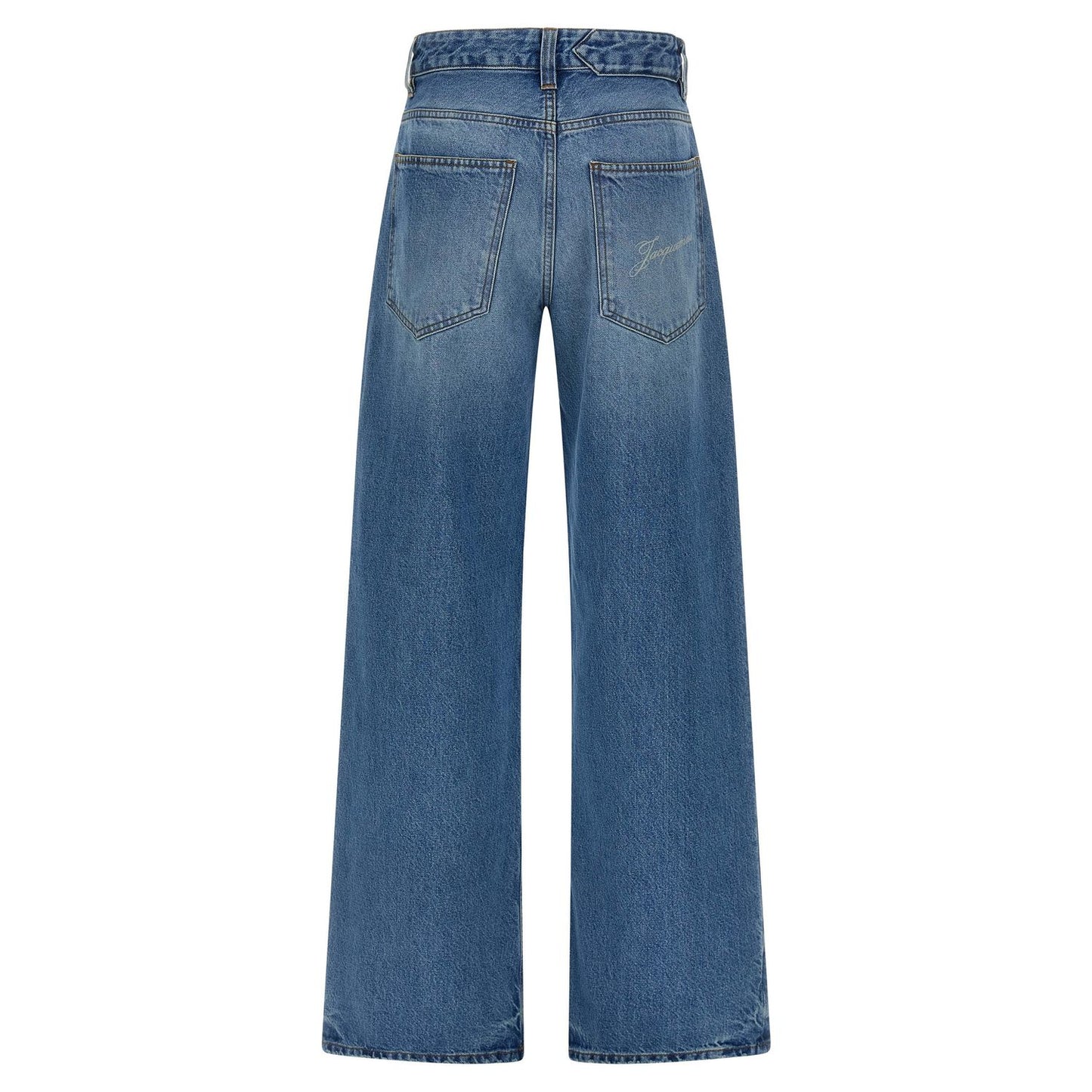 Jacquemus Blue Cotton Jeans Denim