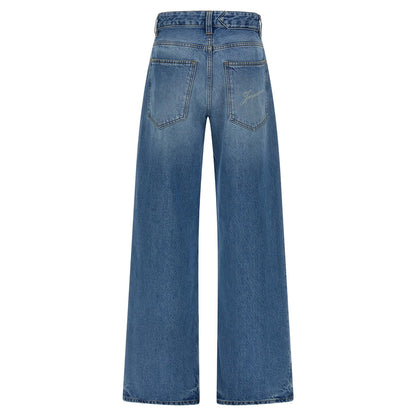 Jacquemus Blue Cotton Jeans Denim