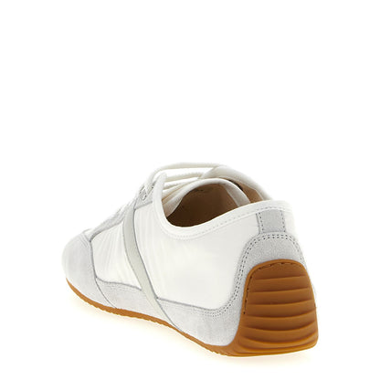 Givenchy White Polyamide Low Top Sneakers
