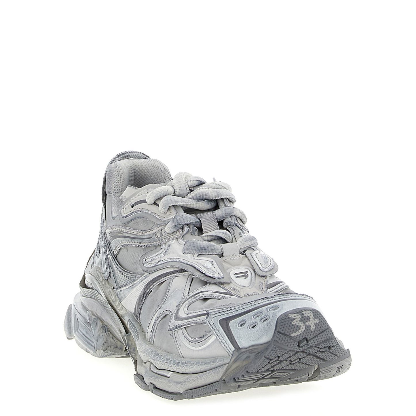 Balenciaga Gray Polyethylene Athletic Sneakers