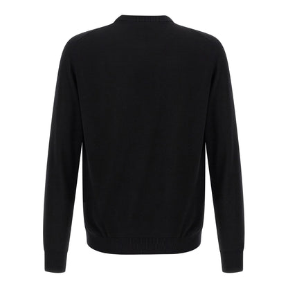 Fendi Black Virgin Wool Cardigan