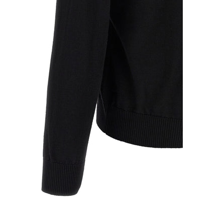 Fendi Black Virgin Wool Cardigan
