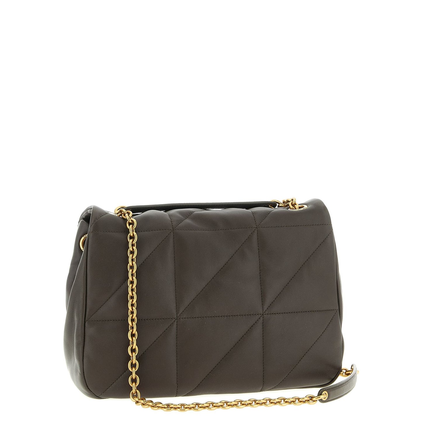 Saint Laurent Bicolor Lamb Leather Shoulder Bag