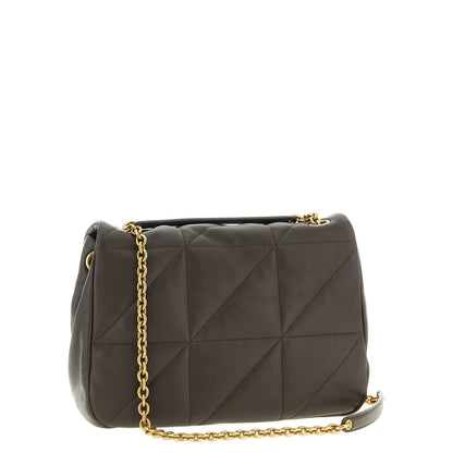 Saint Laurent Bicolor Lamb Leather Shoulder Bag