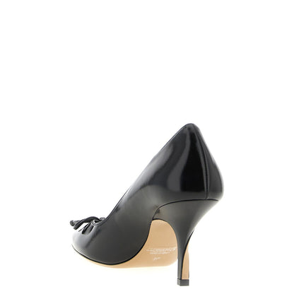 Jacquemus Black Cowhide High Heel Pumps