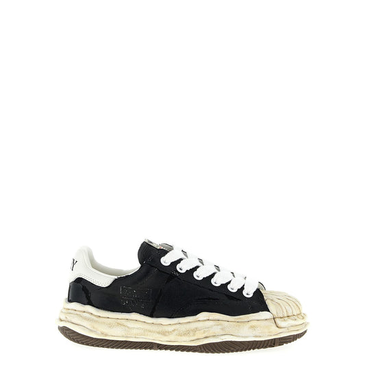 Maison Mihara Yasuhiro Black Cotton Sneakers
