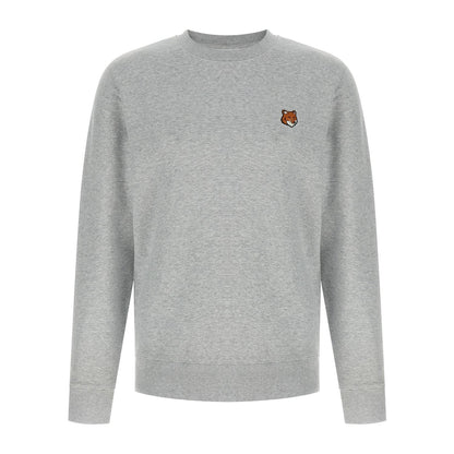 Maison Kitsuné Gray Cotton Sweatshirt
