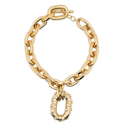 Paco Rabanne Gold Brass Necklace