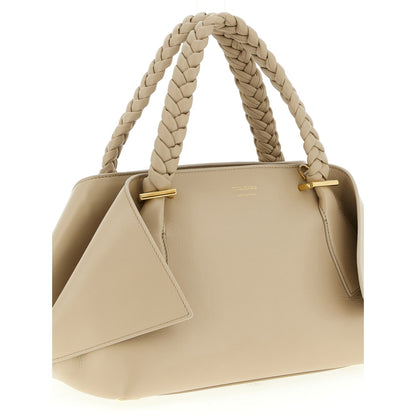 Ferragamo Gray Calfskin Handbag