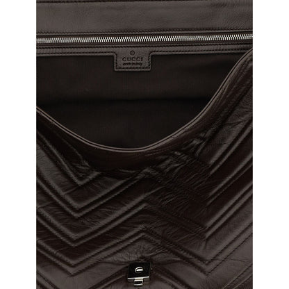 Gucci Brown Calfskin Shoulder Bag