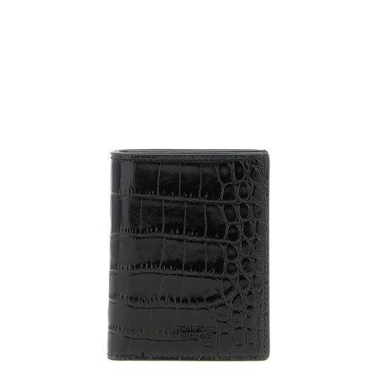 Tom Ford Black Calfskin Cardholder