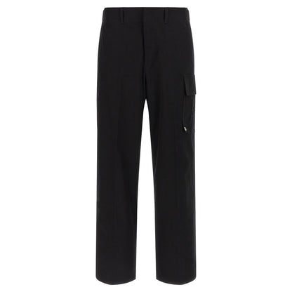 Fendi Black Cotton Cargo Pants