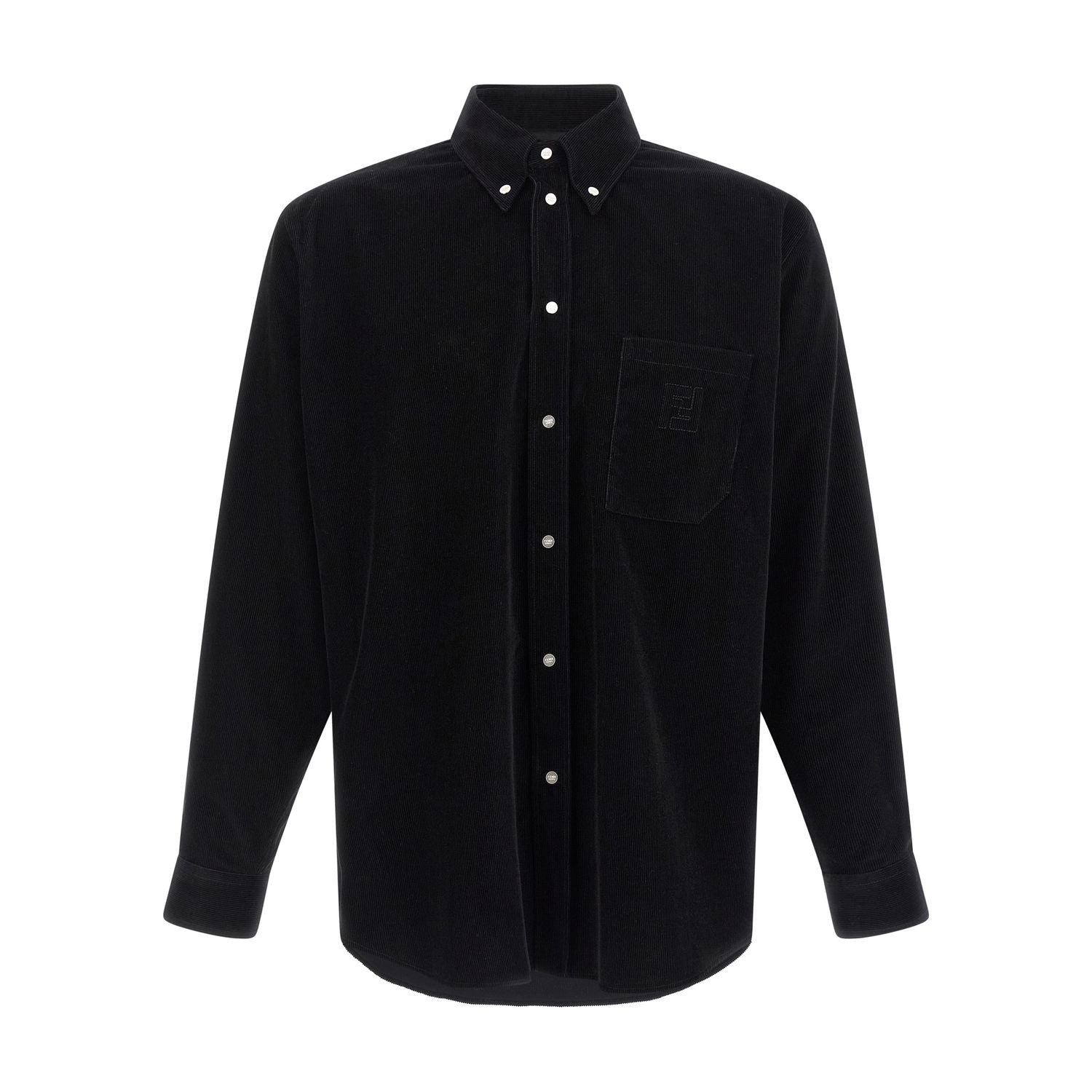 Fendi Black Cotton Blouse