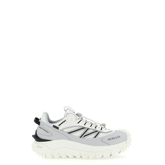 Moncler Gray Polyamide Athletic Sneakers
