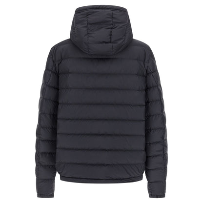 Moncler Blue Polyester Full-Length Jacket
