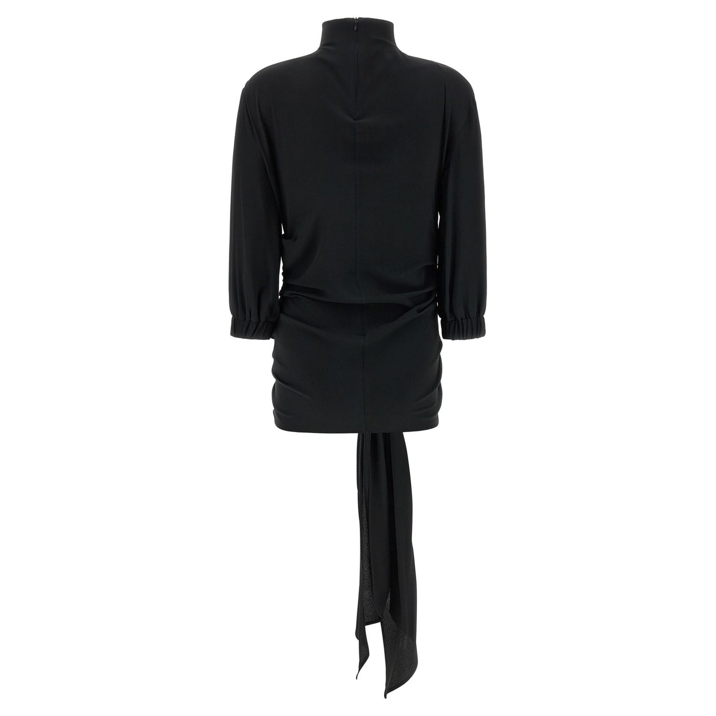 The Attico Black Acetate Tank Tops
