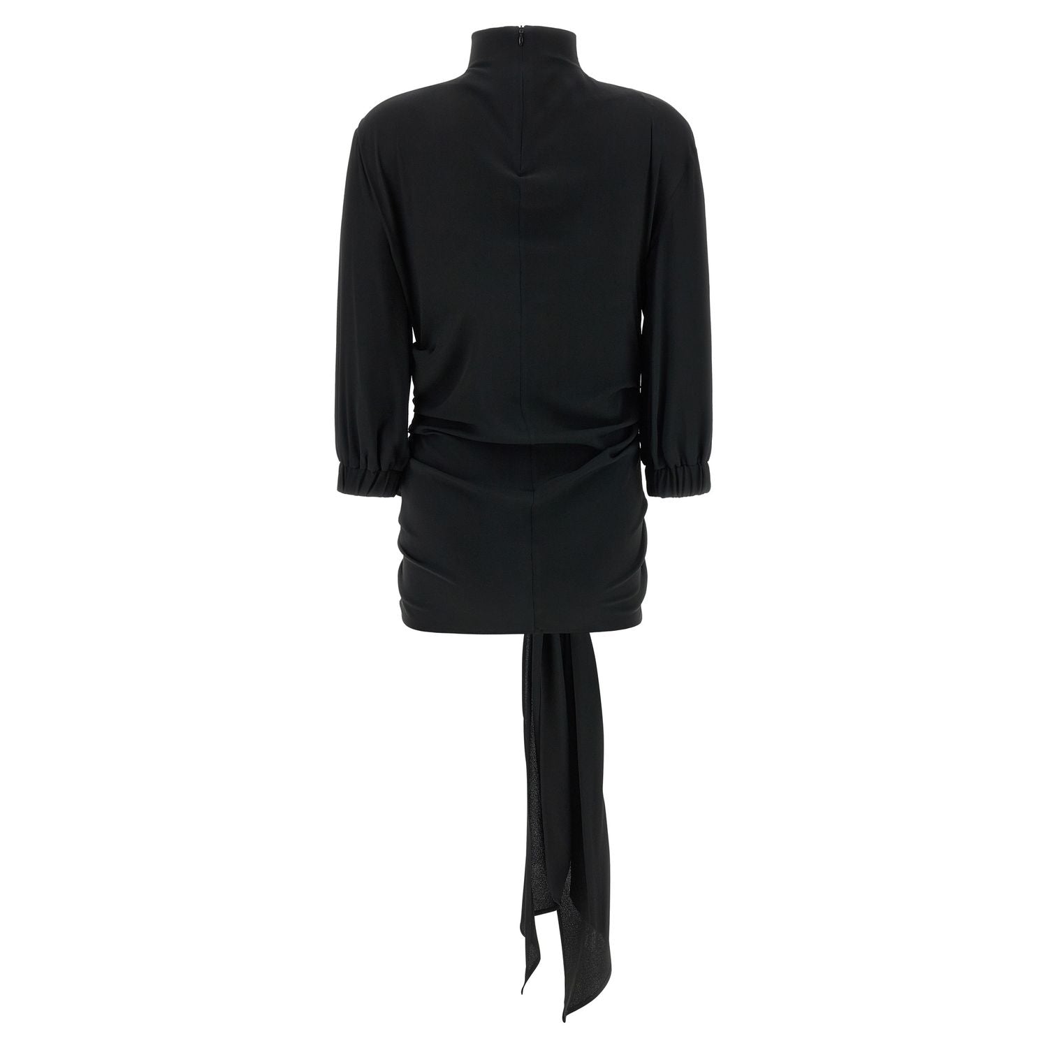 The Attico Black Acetate Tank Tops