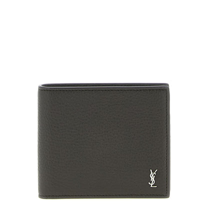 Saint Laurent Brown Calfskin Wallet