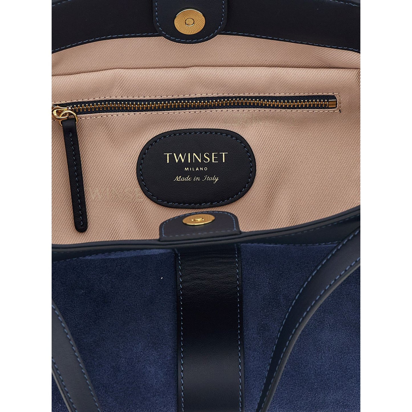 Twinset Blue Polyethylene Shoulder Bag