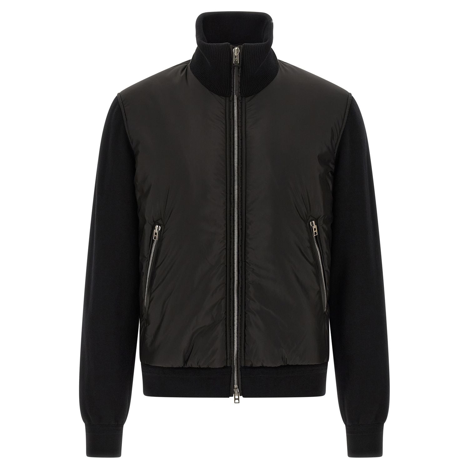 Tom Ford Black Wool Bomber