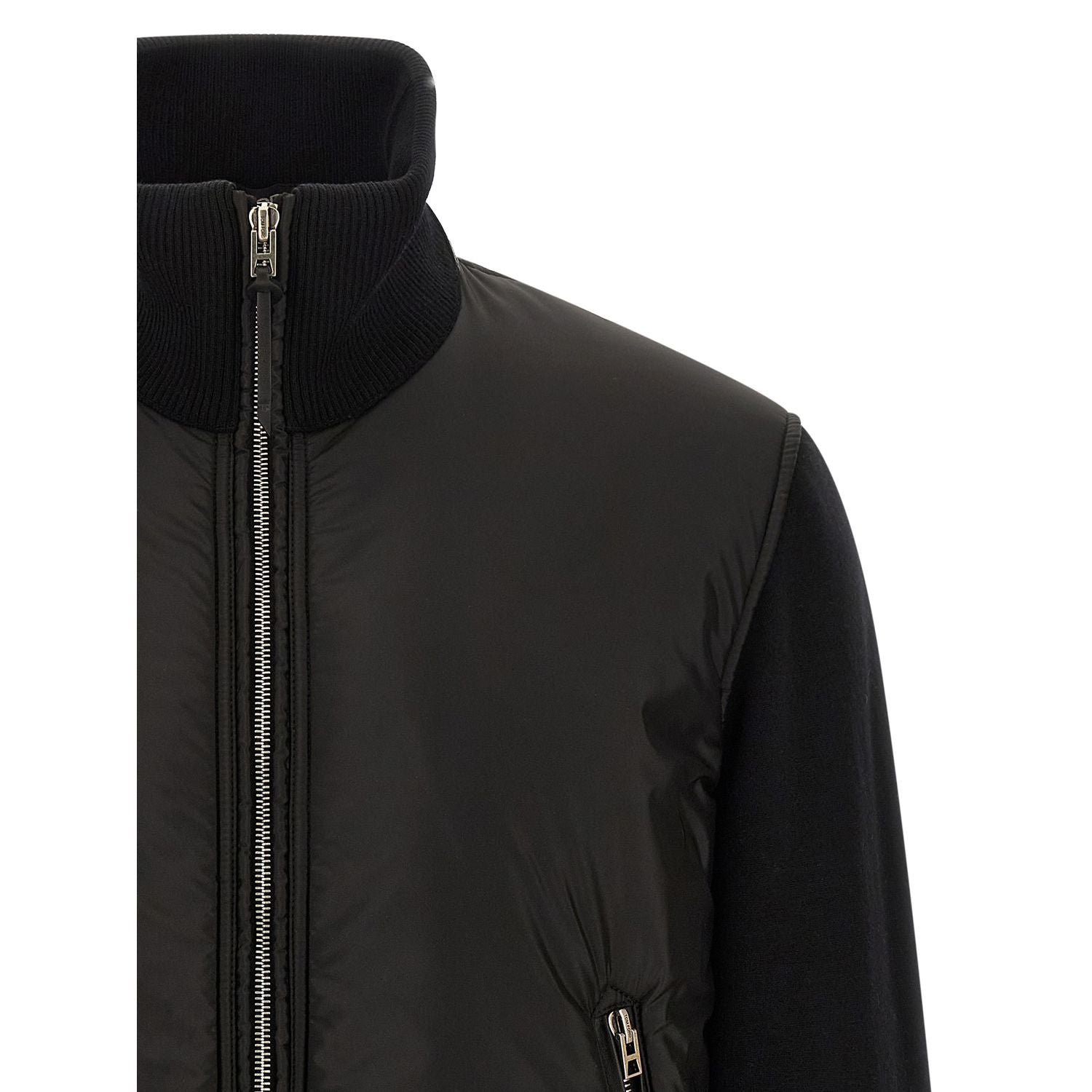 Tom Ford Black Wool Bomber