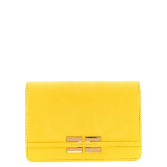 Elisabetta Franchi Bicolor Polyester Crossbody Bag