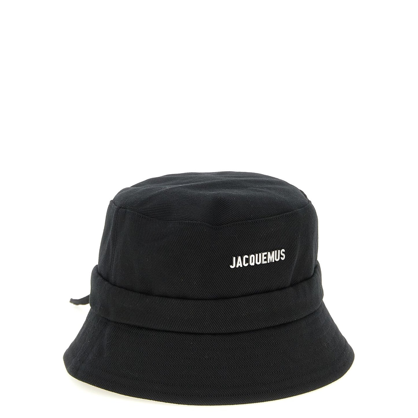 Jacquemus Black Cotton Bucket Hat