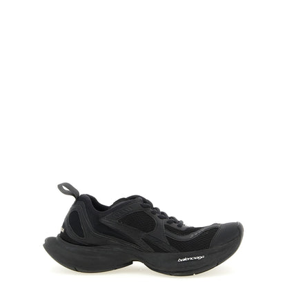 Balenciaga Black Polyester Athletic Sneakers