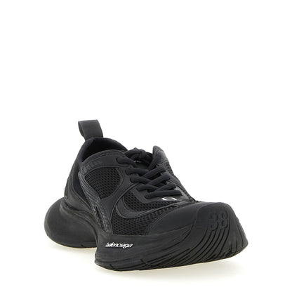Balenciaga Black Polyester Athletic Sneakers