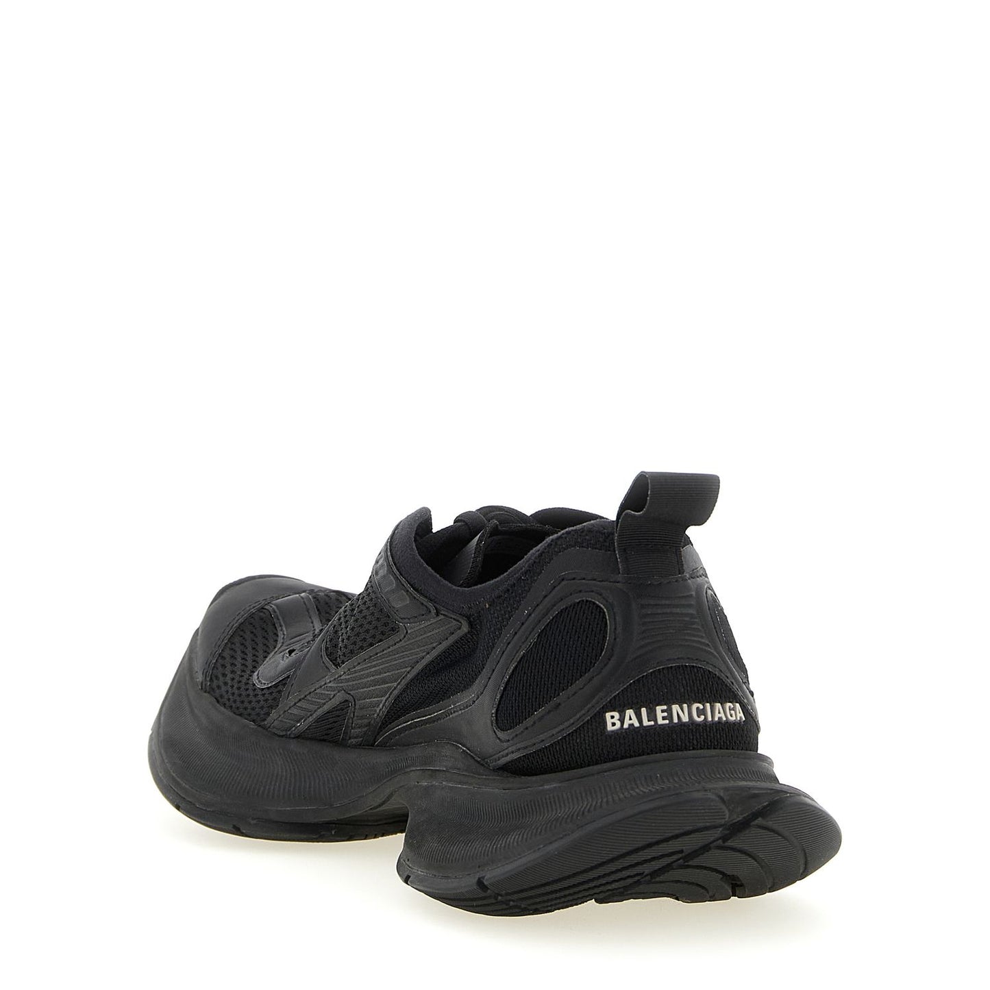 Balenciaga Black Polyester Athletic Sneakers