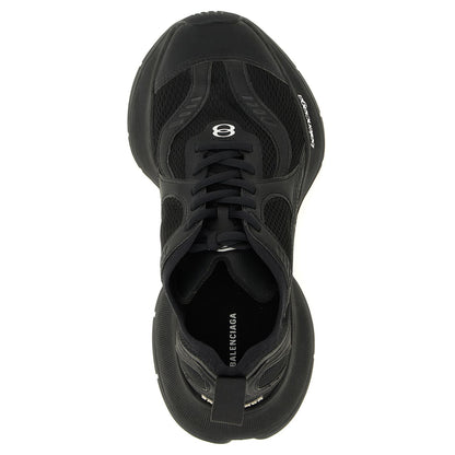 Balenciaga Black Polyester Athletic Sneakers