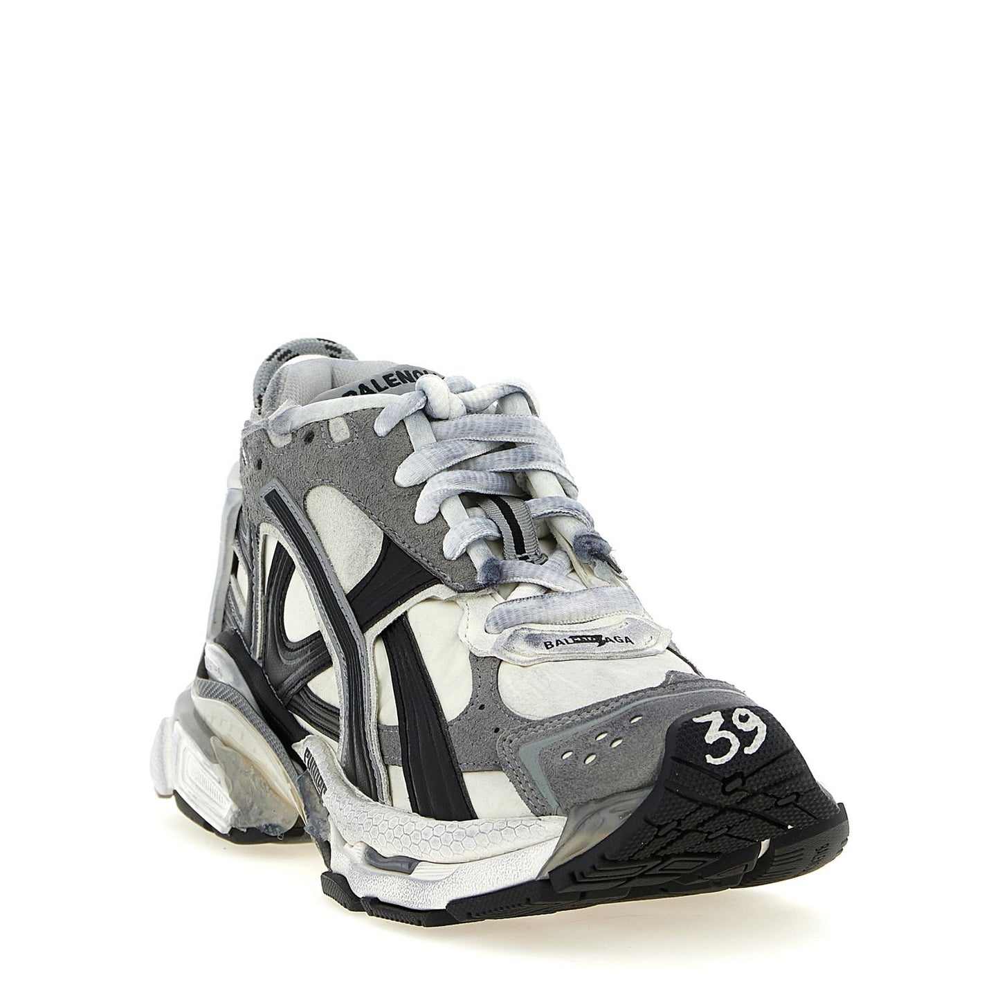 Balenciaga Gray Polyethylene Athletic Sneakers