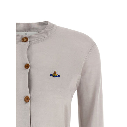 Vivienne Westwood Gray Wool Cardigan