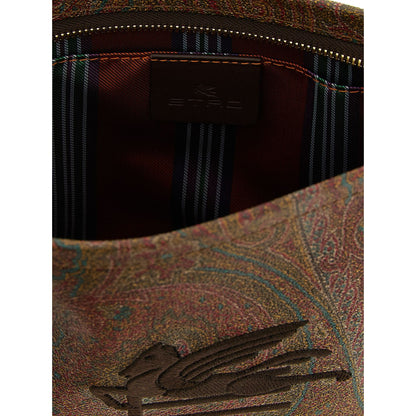 Etro Multicolor Cotton Clutch Bag