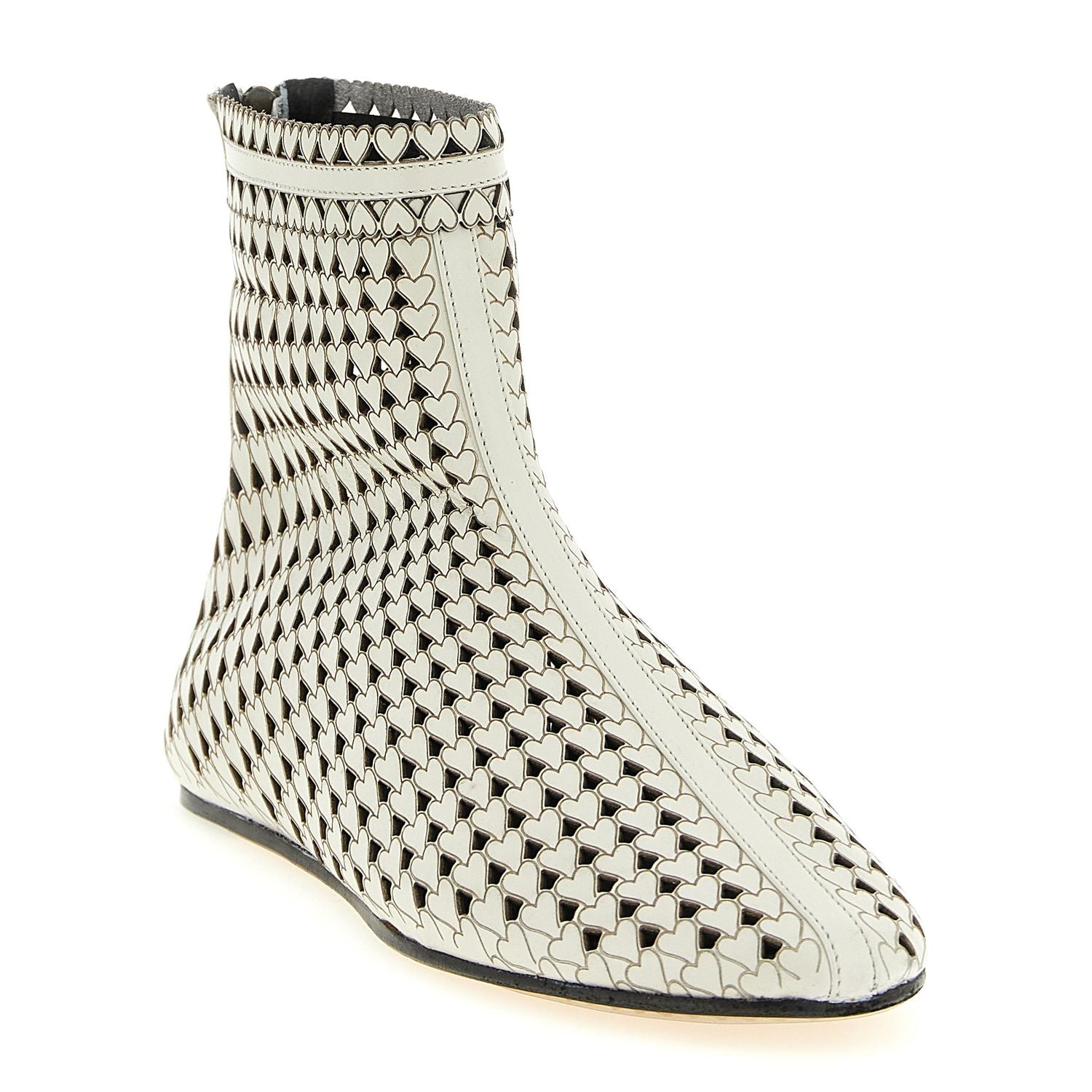 Isabel Marant Beige Calfskin Ankle Boots