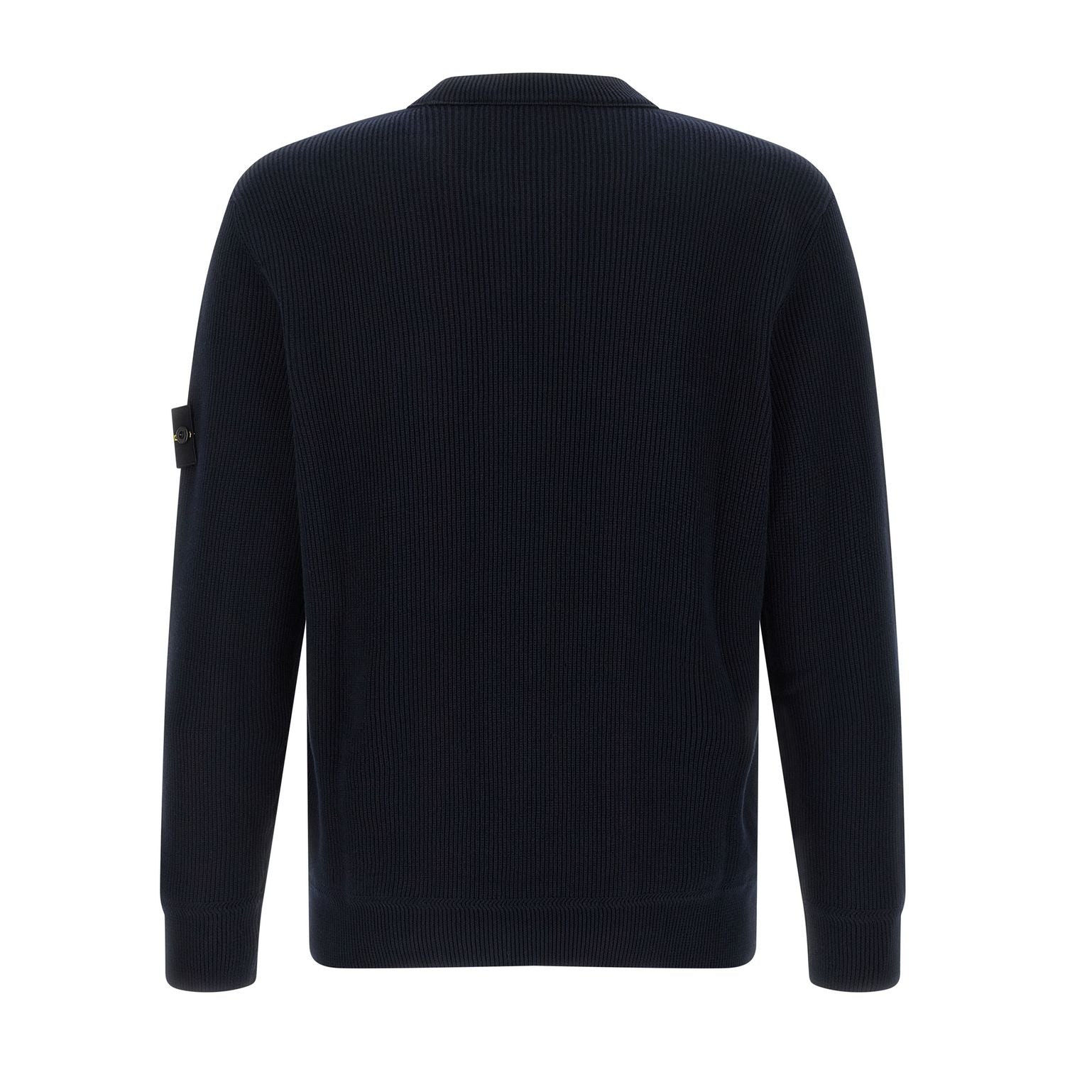Stone Island Blue Cotton Cardigan
