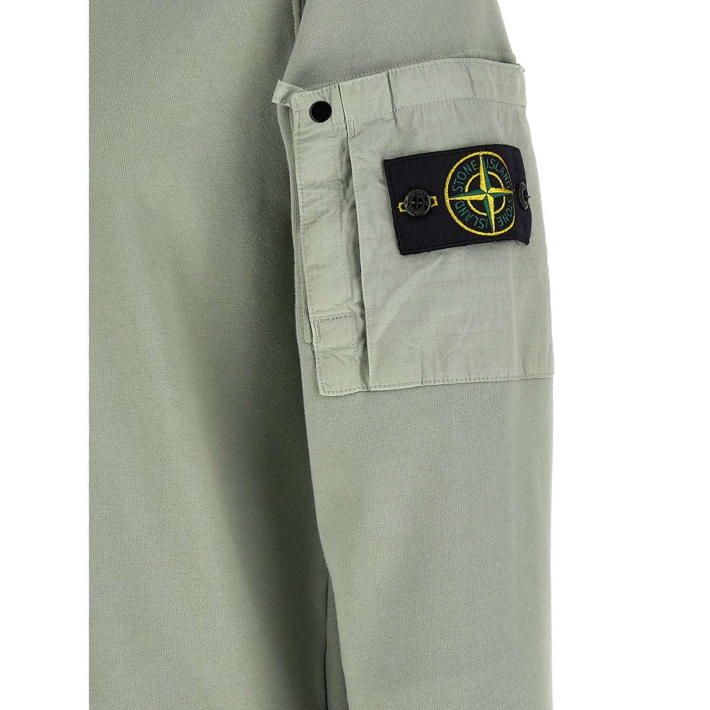 Stone Island Bicolor Cotton Sweatshirt