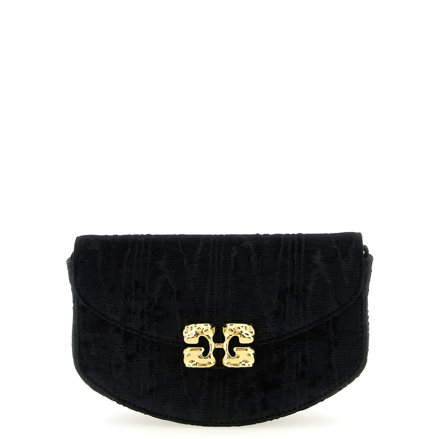 Ganni Black Polyester Cardholder