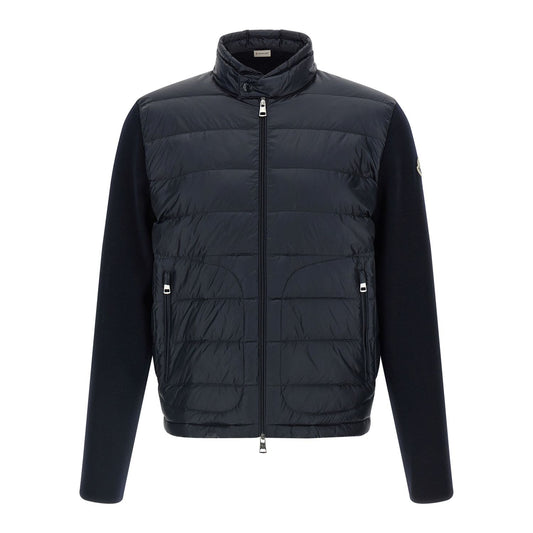 Moncler Blue Polyamide Cardigan