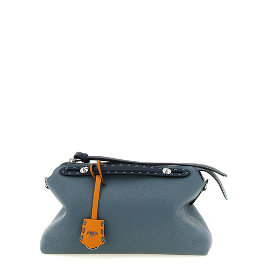 Fendi Blue Calfskin Handbag
