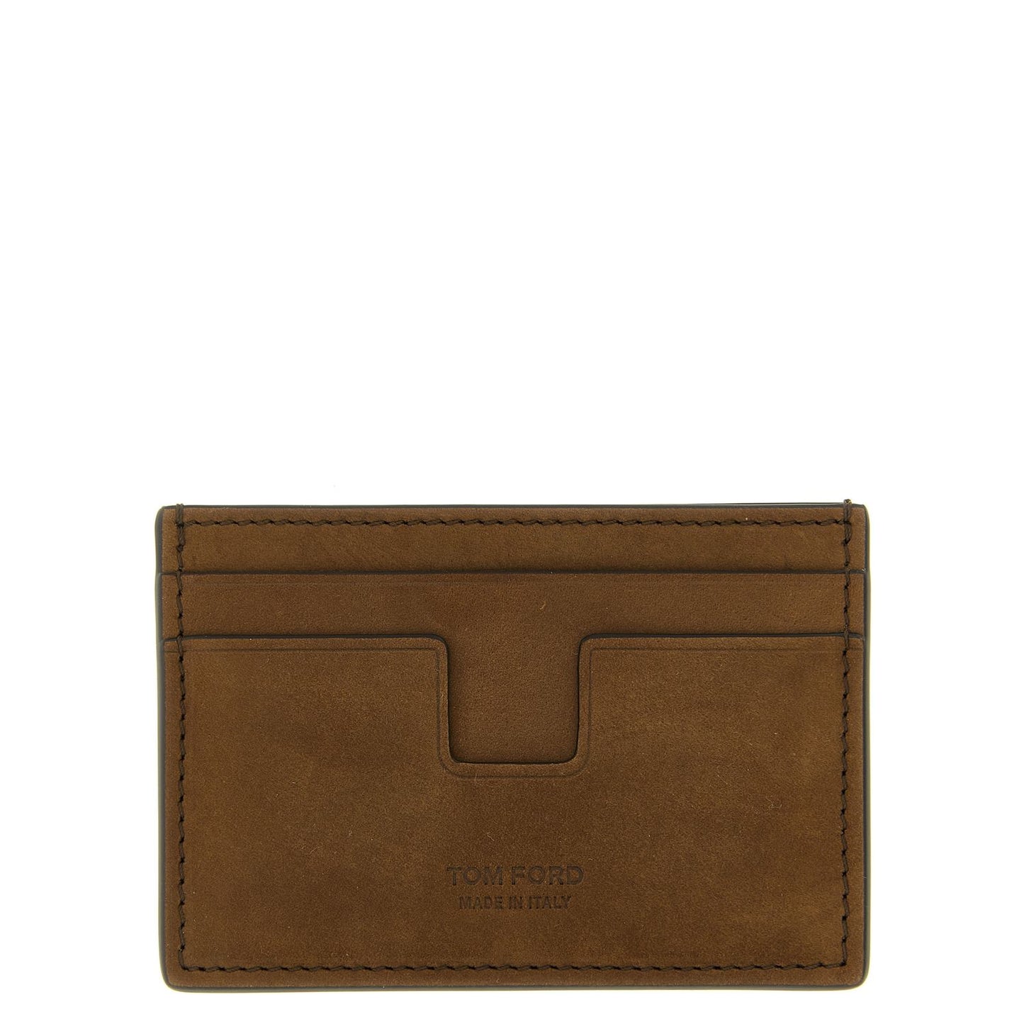 Tom Ford Brown Calfskin Cardholder