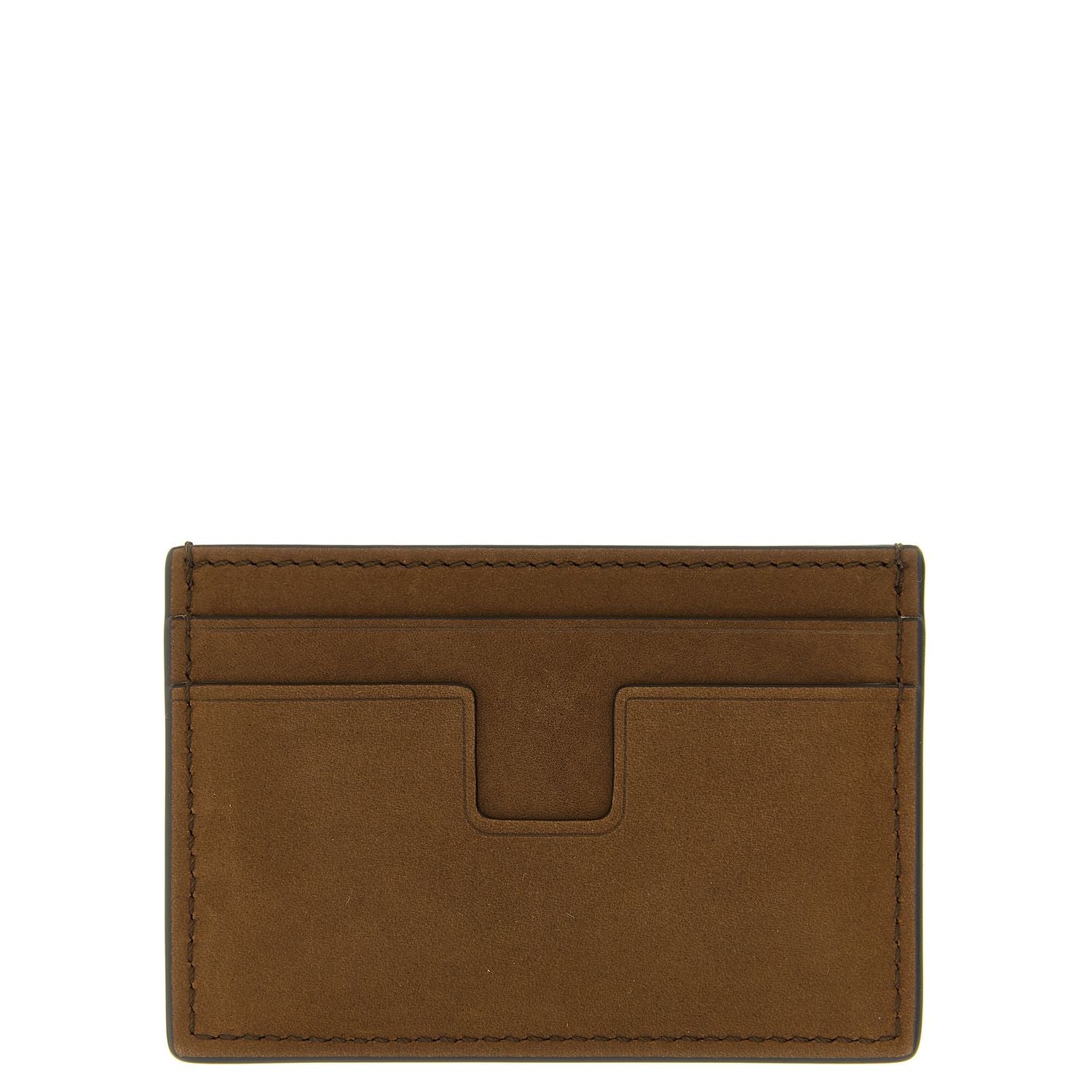 Tom Ford Brown Calfskin Cardholder