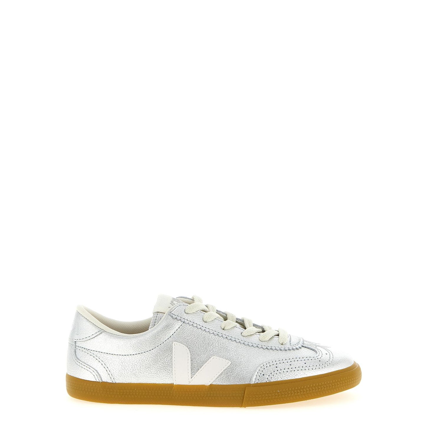 Veja Silver Genuine Leather Sneakers