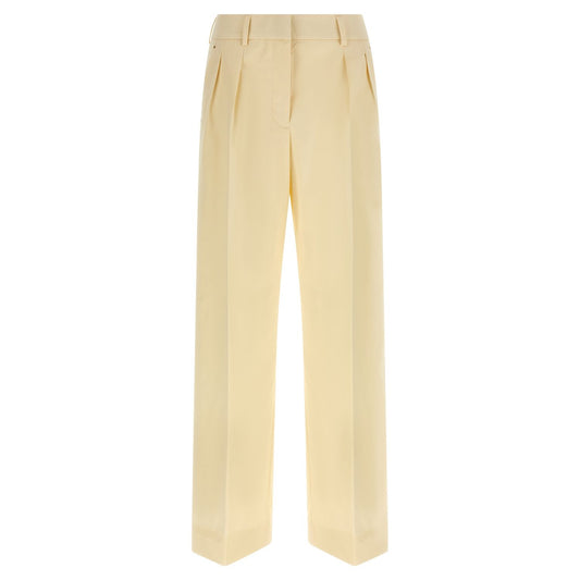 Moncler Beige Cotton Dress Pants