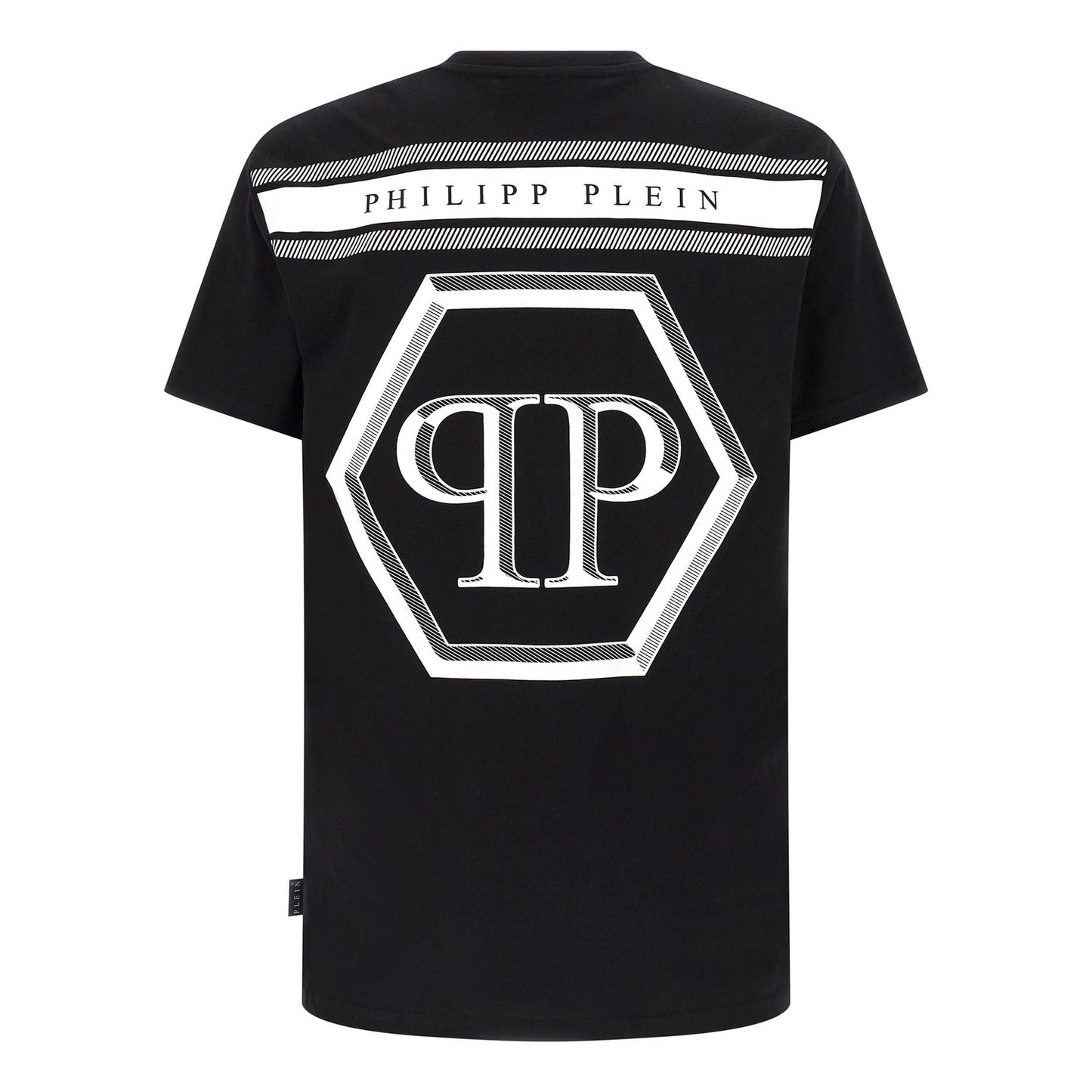 Philipp Plein Black Cotton T-Shirt